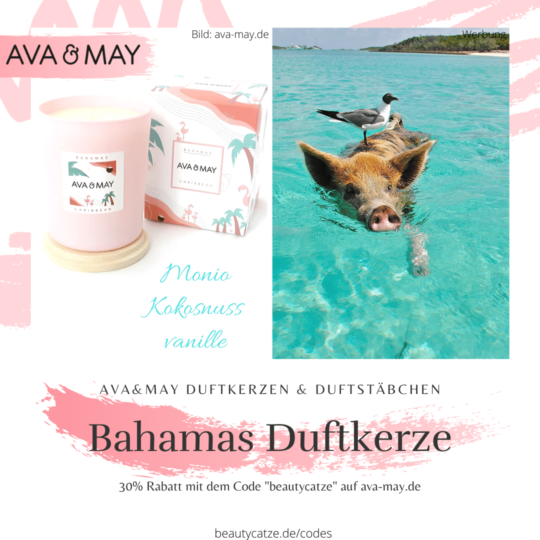 AVA and MAY Bahamas Duftkerzen Erfahrungen Karibik avamay Kerzen beautycatze AVA and MAY Bahamas Duftkerzen Erfahrungen Karibik avamay Kerzen beautycatze