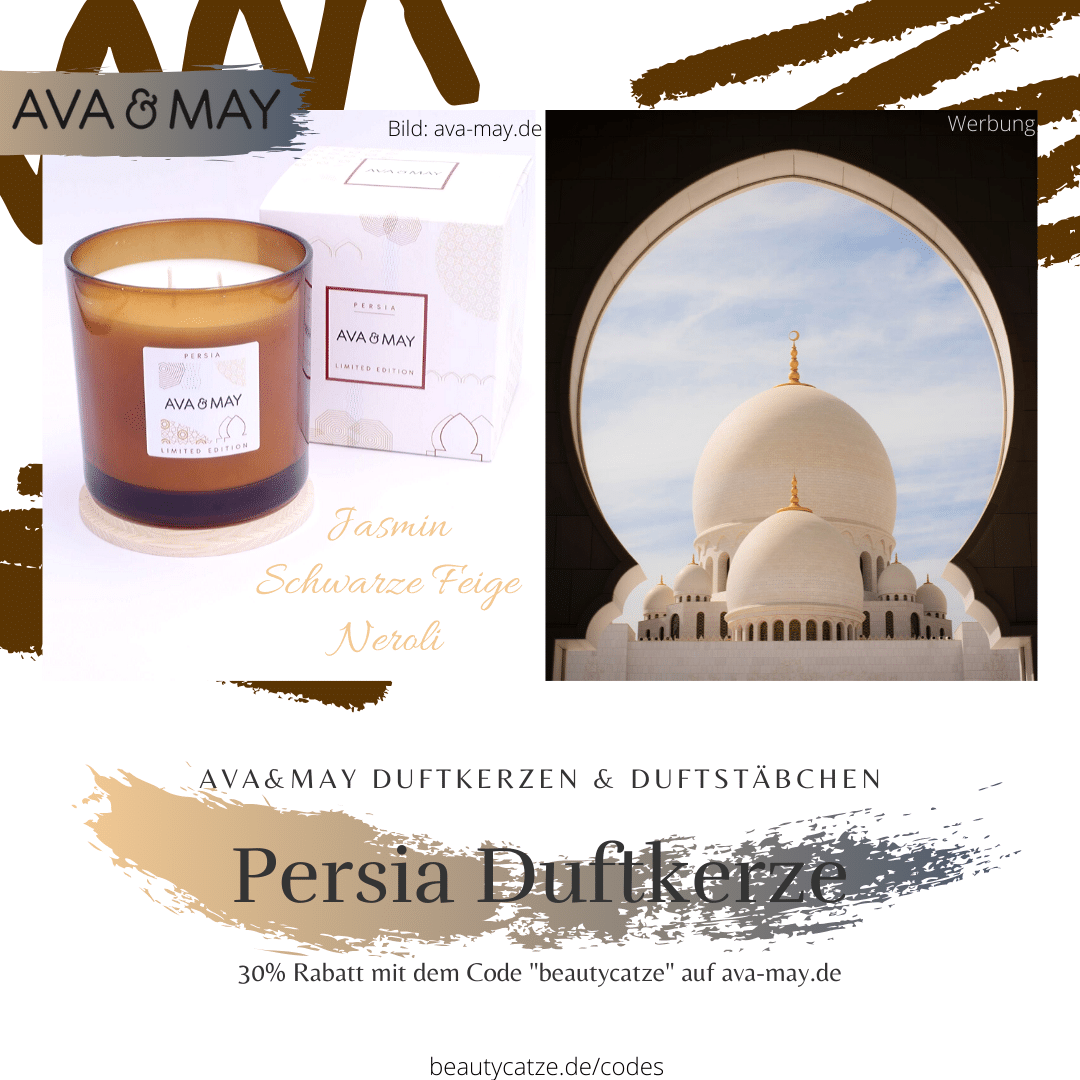 AVA and MAY Persia große Duftkerzen Erfahrungen avamay Kerzen beautycatze AVA and MAY Persia große Duftkerzen Erfahrungen avamay Kerzen beautycatze