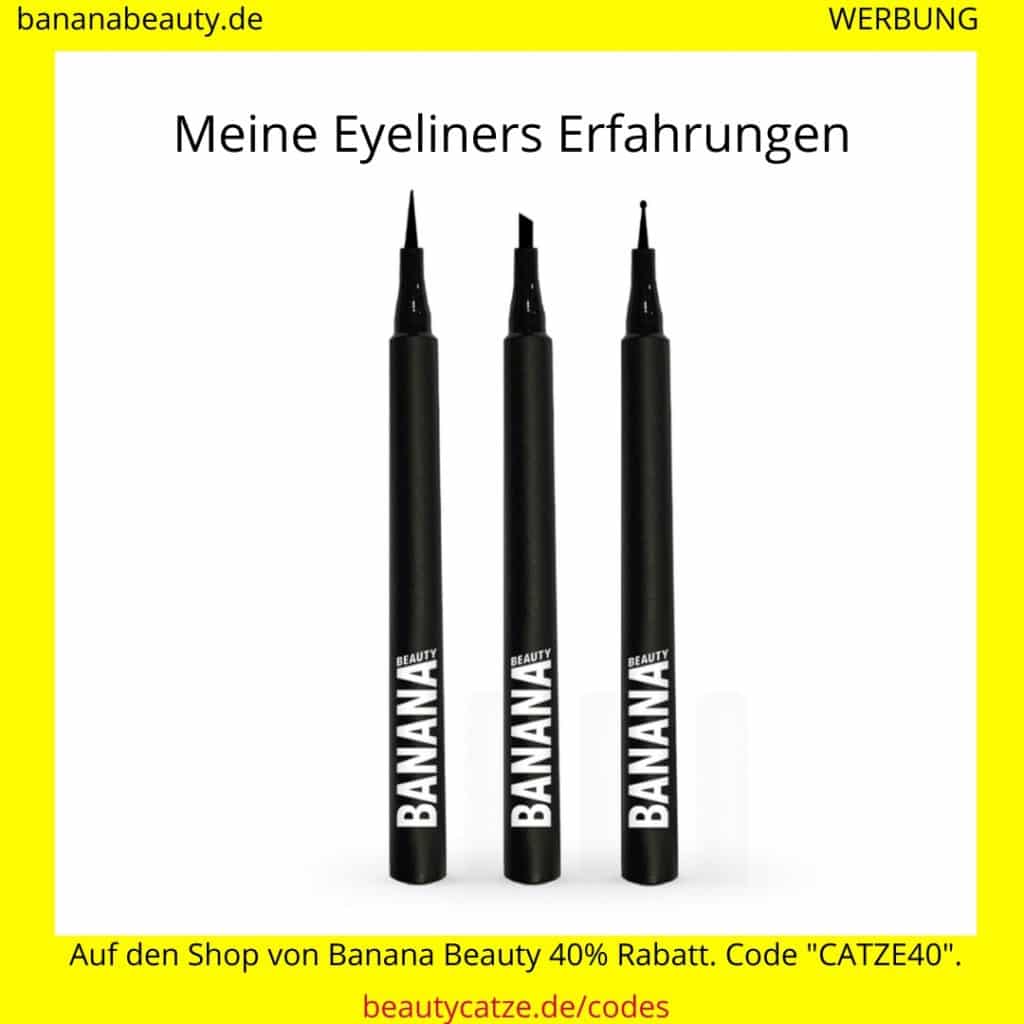 Banana Beauty Erfahrungen Lip Butters beautycatze Banana Beauty Erfahrungen Eyeliners beautycatze