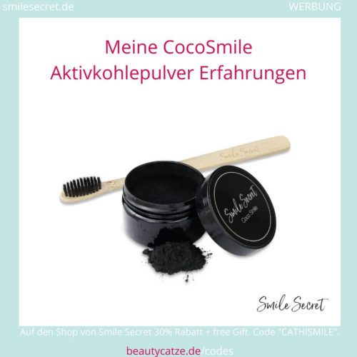 Smile Secret Erfahrungen Aktivkohlepulver Coco Smile beautycatze