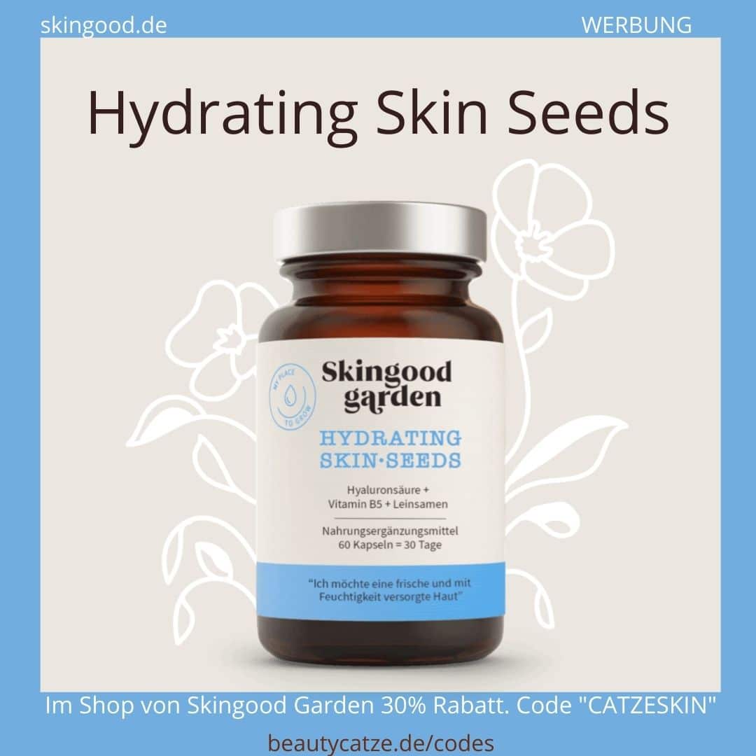 Skingood Garden Erfahrungen Hydrating Skin Seeds Kapseln Nahrungsergänzungsmittel beautycatze