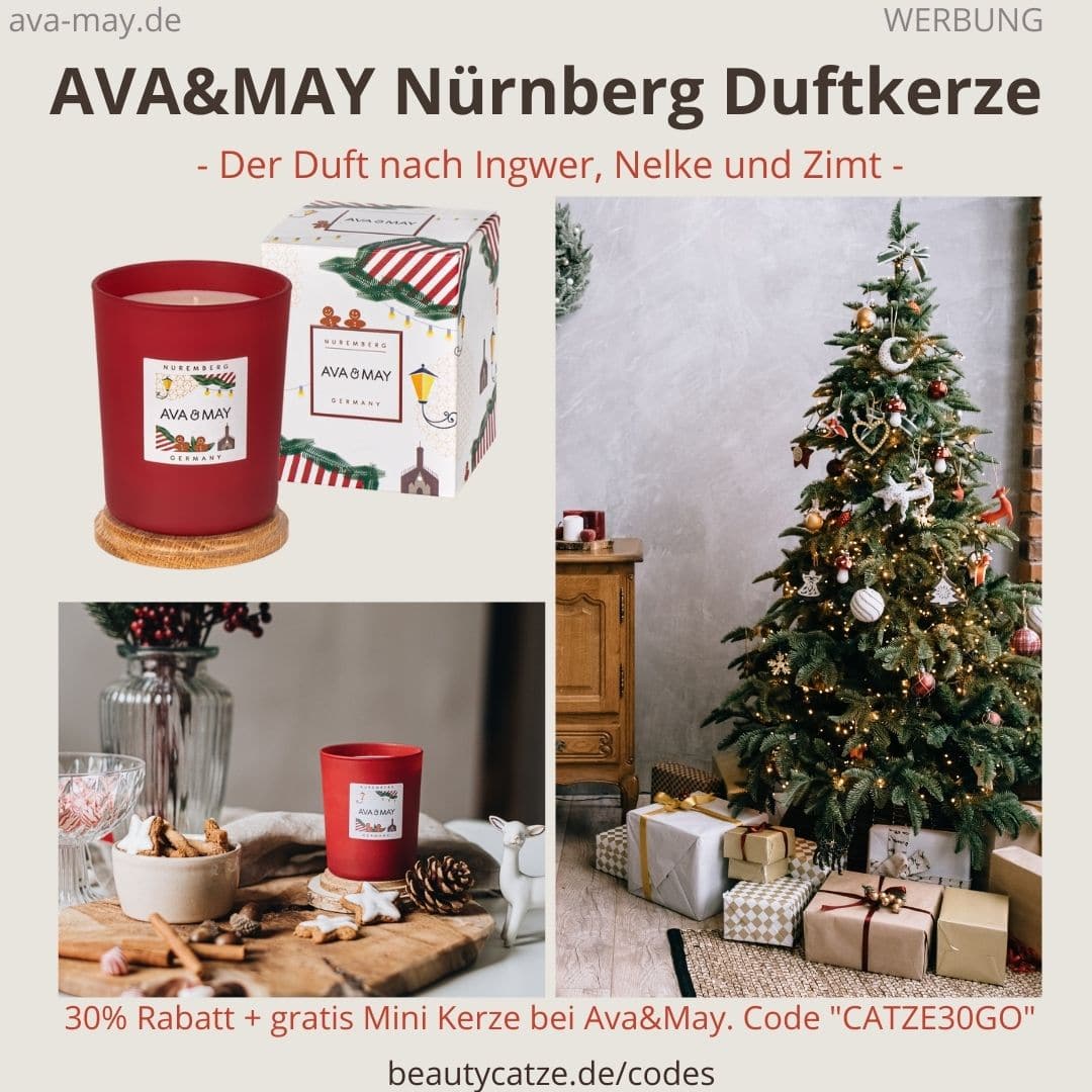Nürnberg AVA&MAY Duftkerze Erfahrungen 180g Germany Weihnachten Kerze