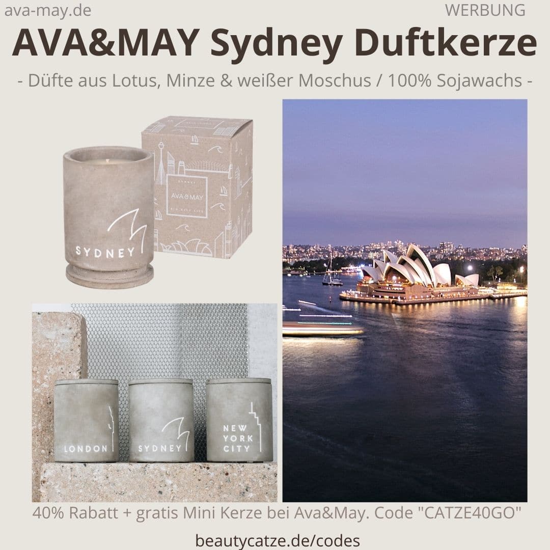 SYDNEY Ava and May BETON Kerzenständer Duftkerzen Erfahrung Bewertung