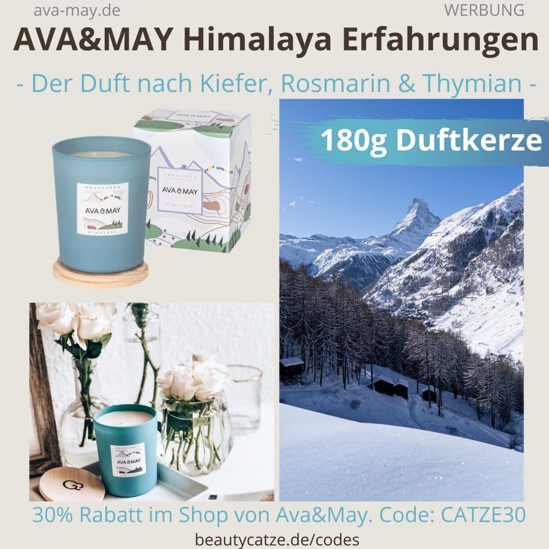 HIMALAYA AVA&MAYErfahrungen 180g Duftkerze Geruch Annapurna