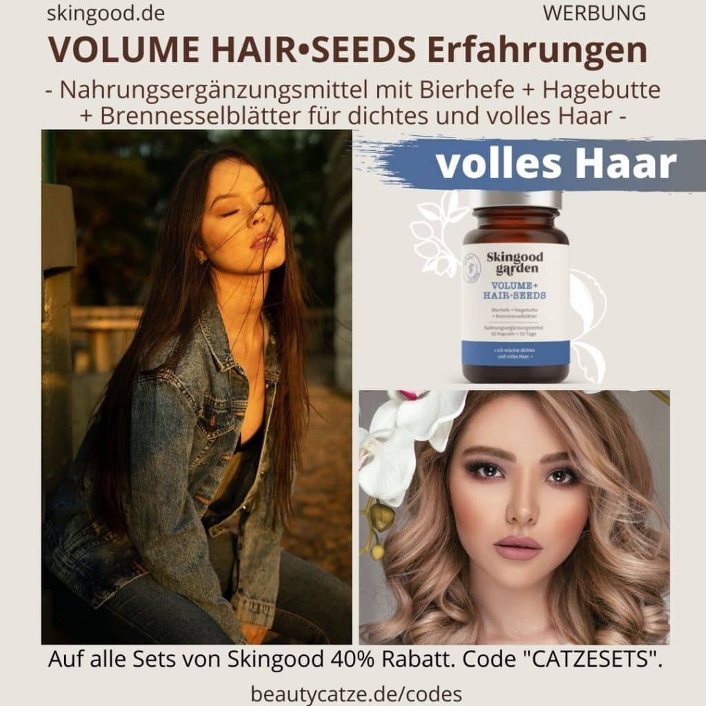 VOLUME  HAIR SEEDS Erfahrungen Skingood Garden für für dichtes, volles ...
