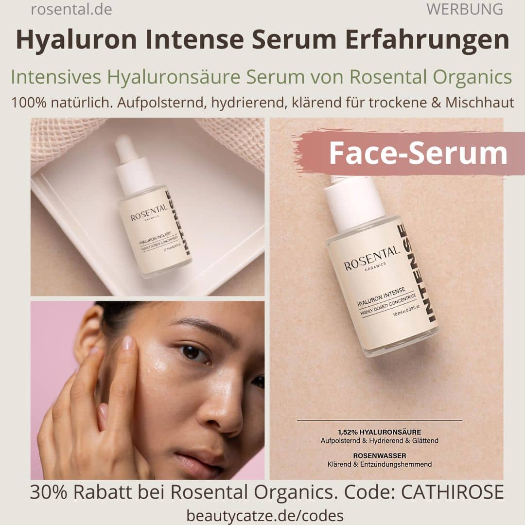 HYALURON SERUM INTENSE Rosental Organics Erfahrungen Bewertung Test sehr trockene Haut