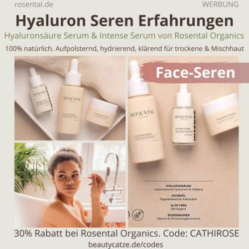 HYALURON SERUM Intense Rosental Organics Erfahrungen Seren für Feuchtigkeit trockene Haut