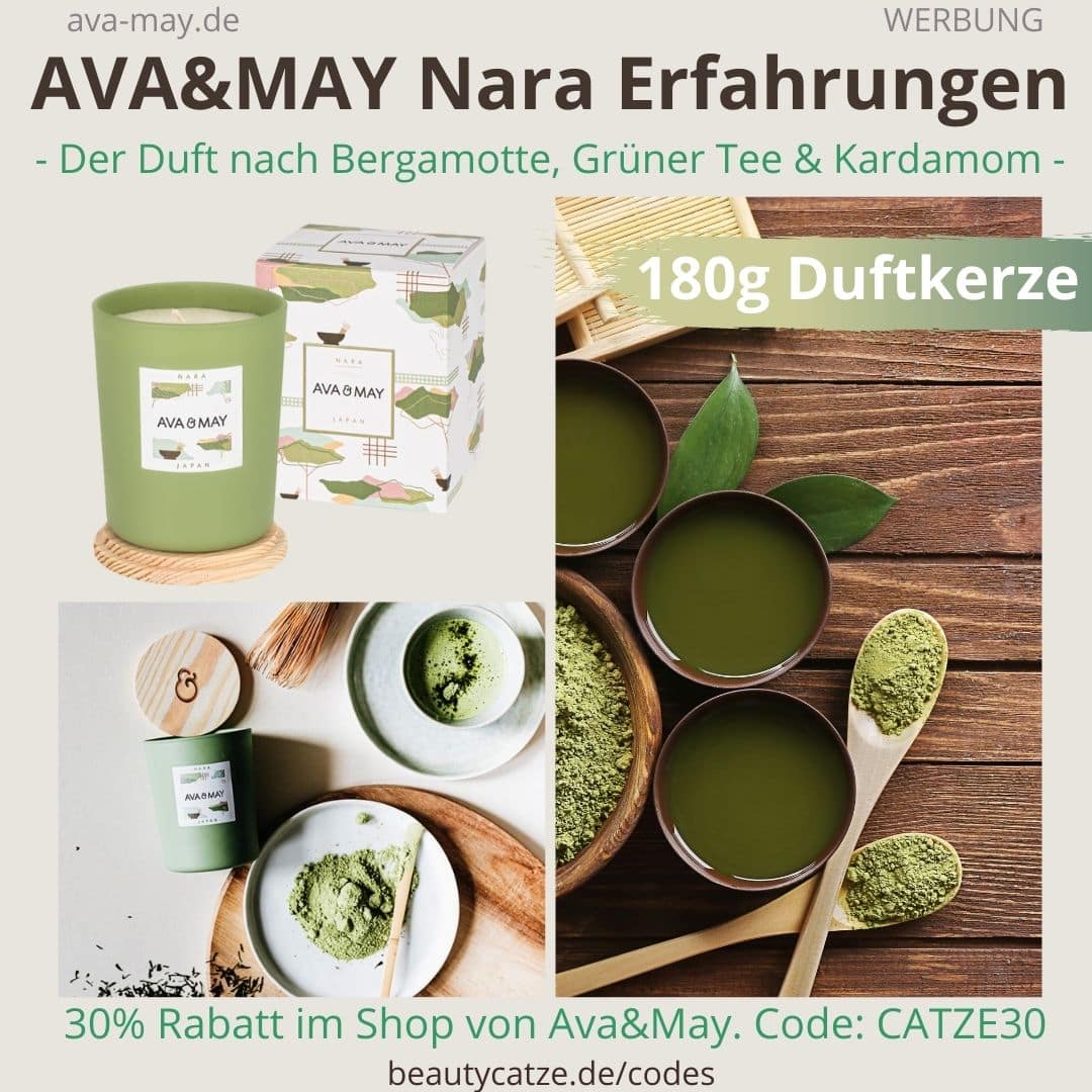 NARA AVA&MAY Erfahrung 180g Duftkerze Geruch Nara Japan