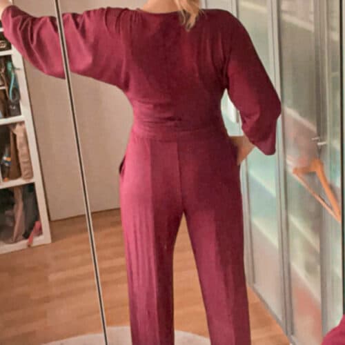 HINTEN The CARA JUMPSUIT Einteiler Overall Les Lunes Erfahrungen Größe Stoff