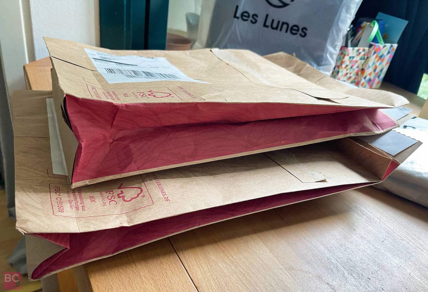 Versand Les Lunes Briefumschläge auch für Retoure Rückversand nutzbar
