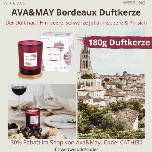 Ava & May Bordeaux France Duftkerze Erfahrungen Bewertungen Frankreich Kerze