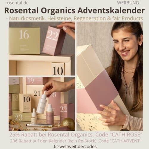 Rosental Organics ADVENTSKALENDER 2022 Beauty Inhalte Erfahrungen Rabattcode