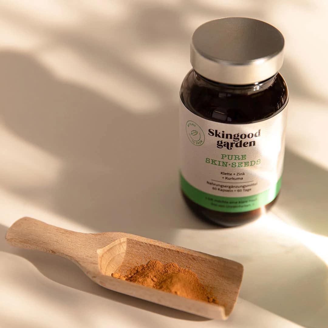 Pure Skin Seeds Erfahrungen Skingood Garden Haut Akne Pickel Kurkuma