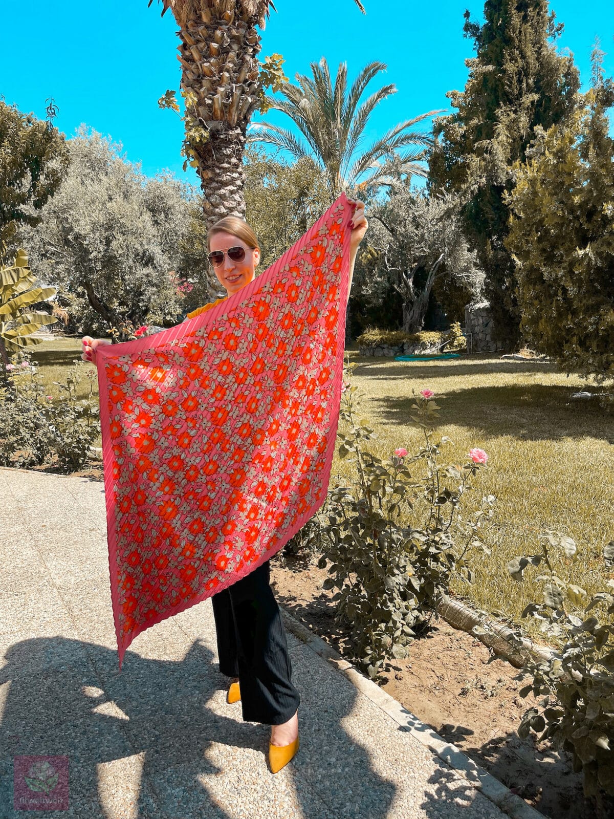The Claire Scarf Schal Tuch Erfahrungen LES LUNES Sommer gerippt