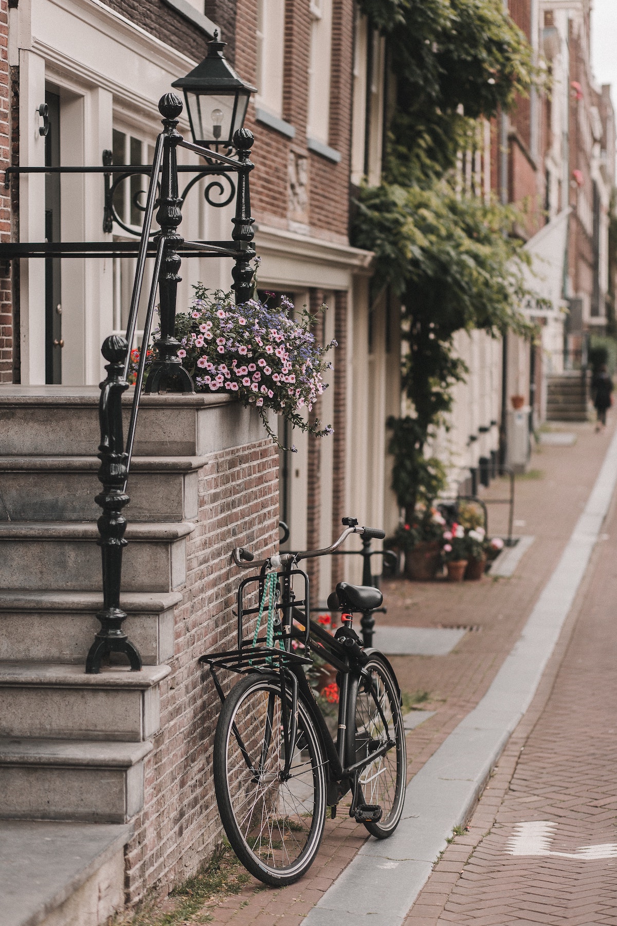 AMSTERDAM typische Eindrücke für Amsterdam Fahrräder Blumen Pflanzen