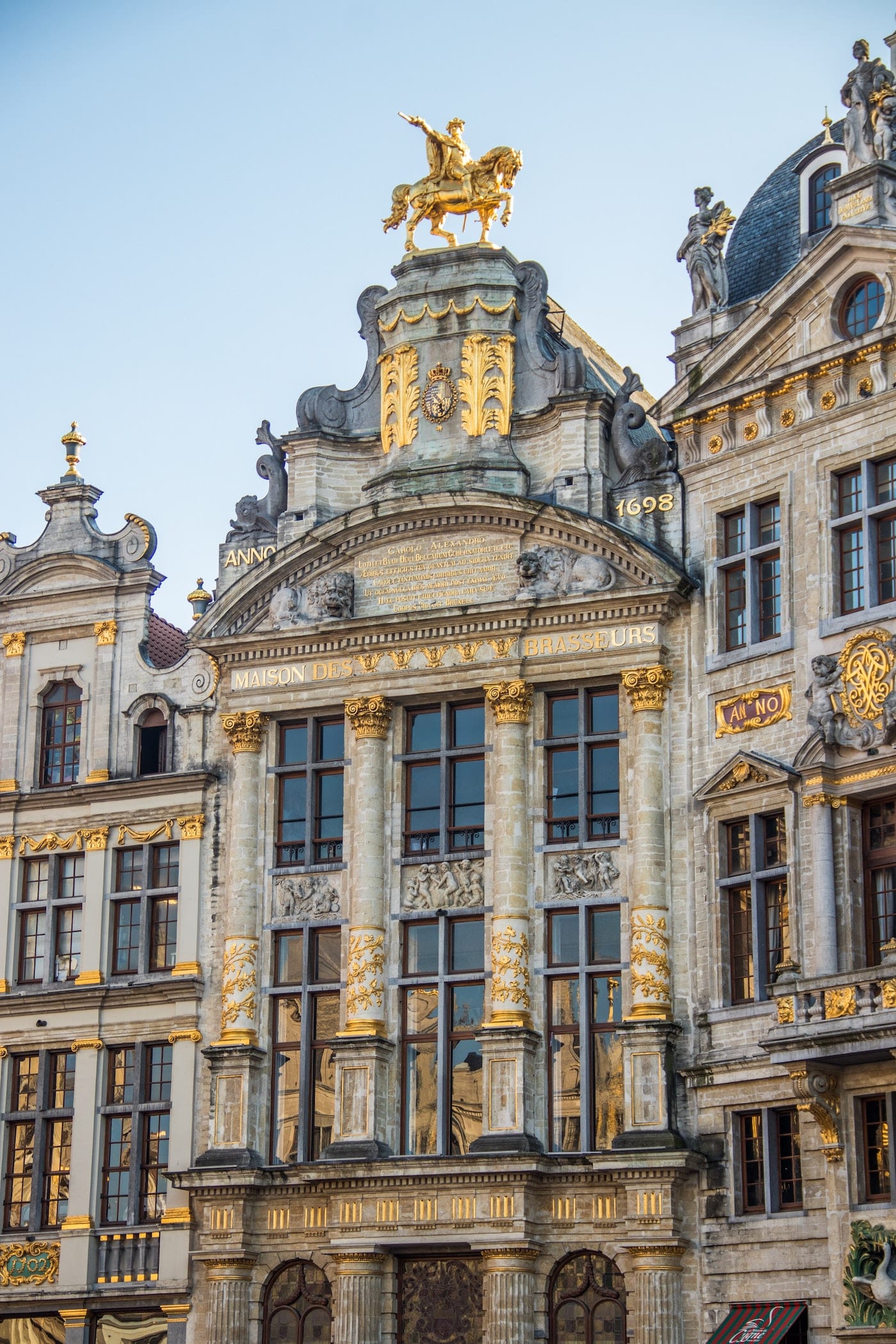 Historische Gebäude Brüssel maison des brasseurs Belgium Belgien