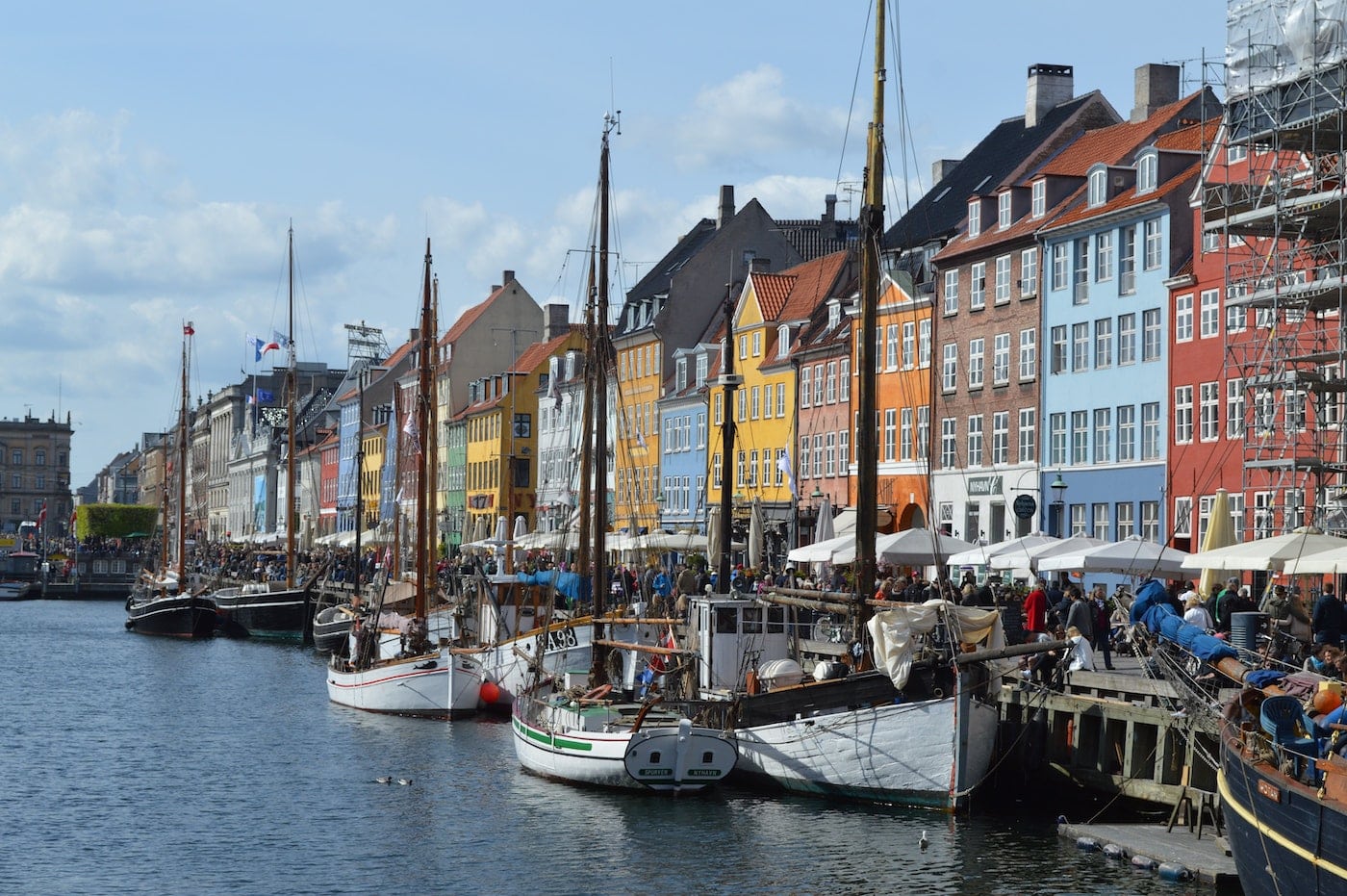 Schiffe Eindrücke Nyhavn Copenhagen Wasser
