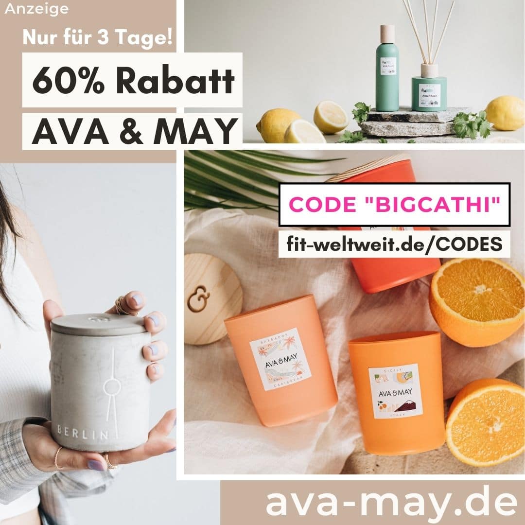 AVA MAY Black Week Rabattcode 60% Rabatt Gutschein Code 2022