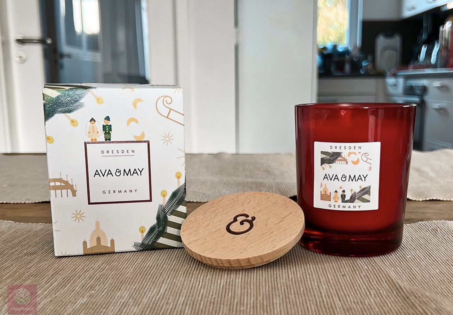 DRESDEN AVA&MAY Duftkerze Erfahrungen 180g Winter Kerze Weihnachten