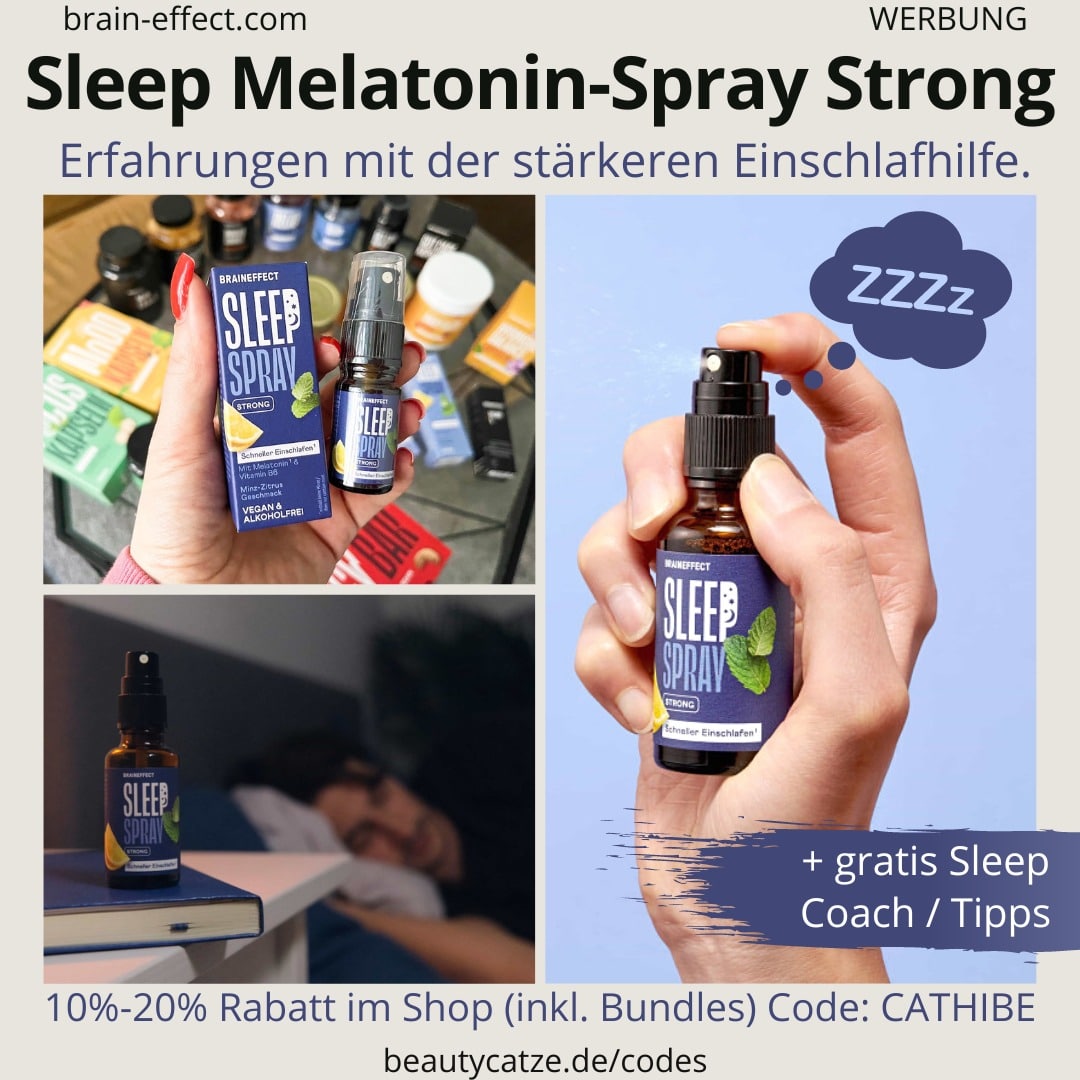Sleep Spray Strong BRAINEFFECT Erfahrungen Bewertung Test 2 mg Melatonin Wirkung Sleep Spray Strong BRAINEFFECT Erfahrungen Bewertung Test 2 mg Melatonin Wirkung