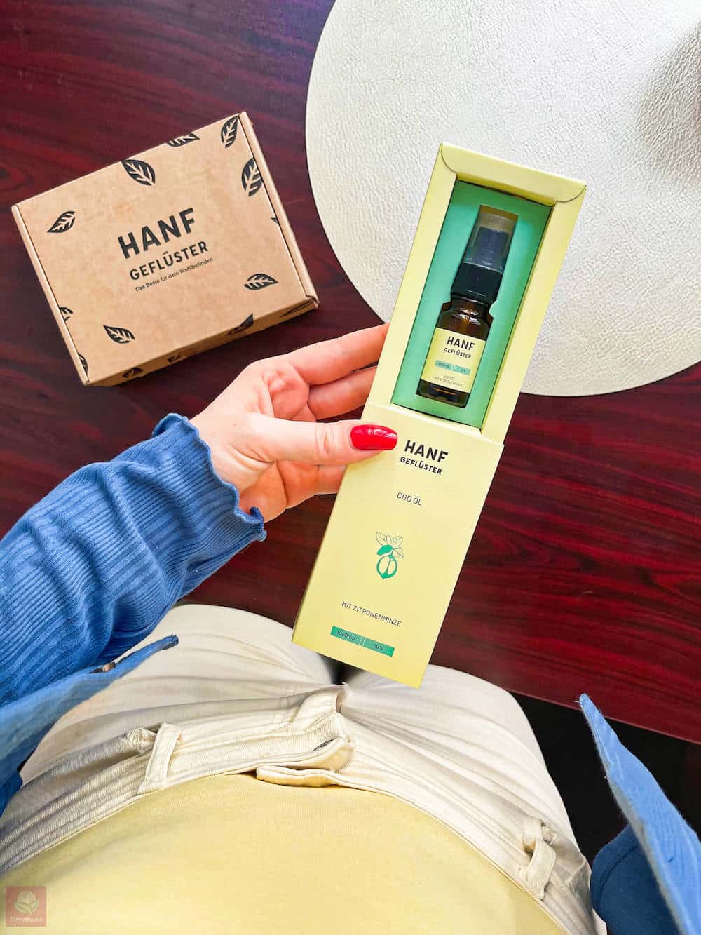 CBD Öl Hanfgeflüster Erfahrungen Zitronen Minze 10% CBD Öl Test Sprühkopf