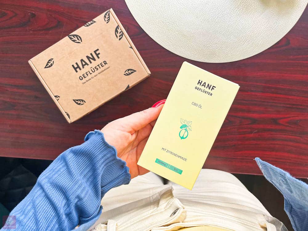 CBD Öl Hanfgeflüster Erfahrungen mit ZITRONENMINZE 10% 1000mg