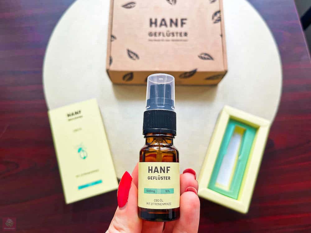 ZITRONENMINZE CBD Öl Hanfgeflüster Erfahrungen Test Review