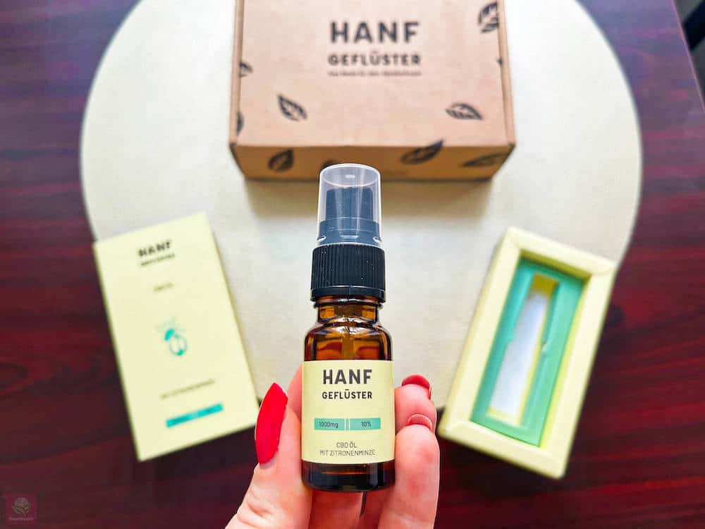 ZITRONENMINZE CBD Öl Hanfgeflüster Erfahrungen Testbericht