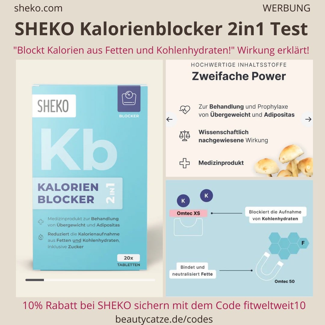 SHEKO KALORIEN BLOCKER 2in1 Erfahrungen im Test abnehmen Nebenwirkungen Diät Hilfsmittel Übergewicht