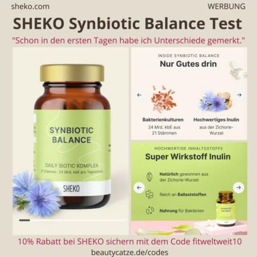 SHEKO SYNBIOTIC BALANCE Erfahrungen Test Darmgesundheit Blähbauch Bewertungen Anwendung Wirkung
