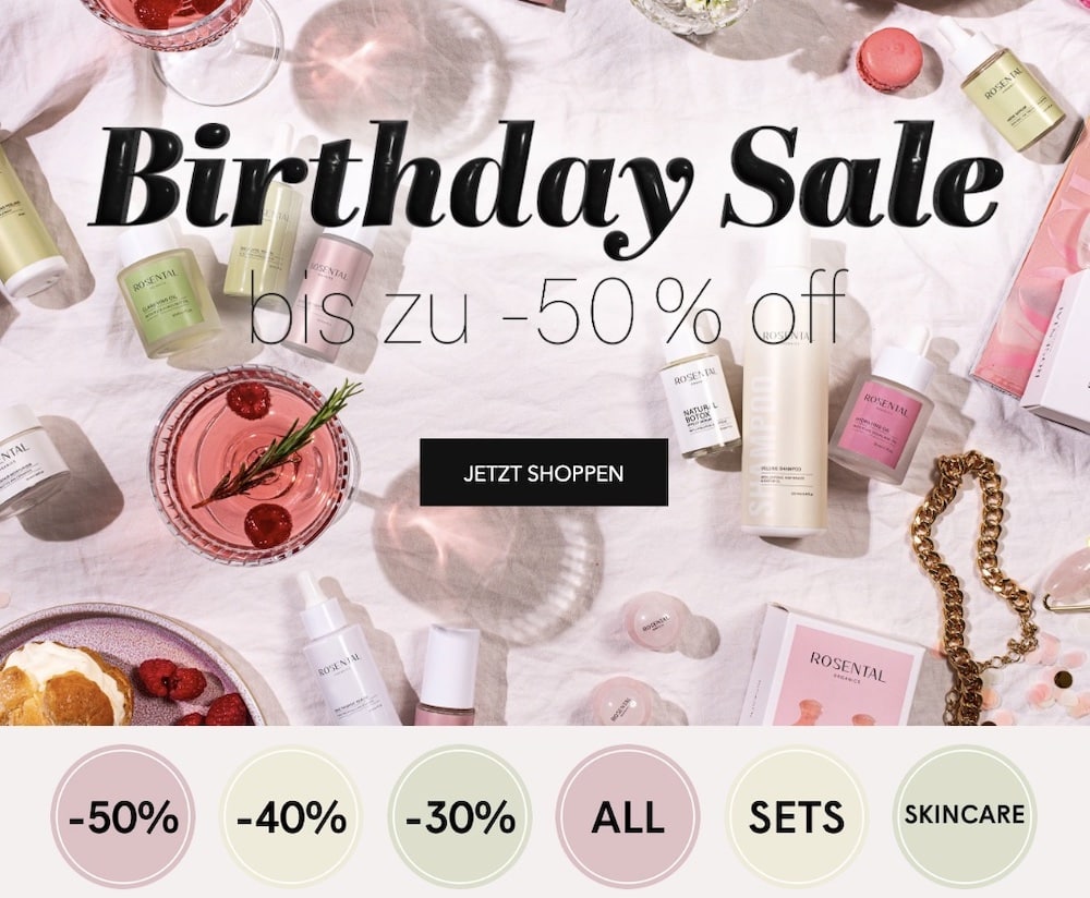 50% Rabatt bei Rosental Organics Gutschein Code für 40% Rabatt und free Gift