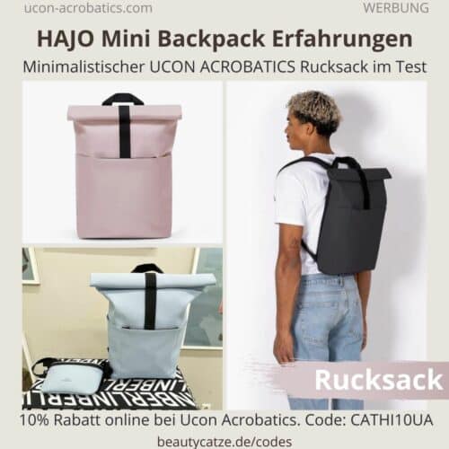 HAJO Mini Backpack Erfahrungen UCON ACROBATICS Kleiner Rucksack im Test