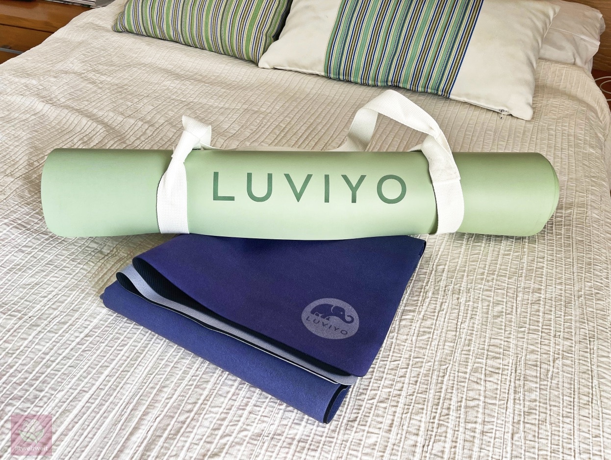 LUVIYO Studio Reise Yogamatte Erfahrungen mint grün lilac LUVIYO Studio Reise Yogamatte Erfahrungen mint grün lilac
