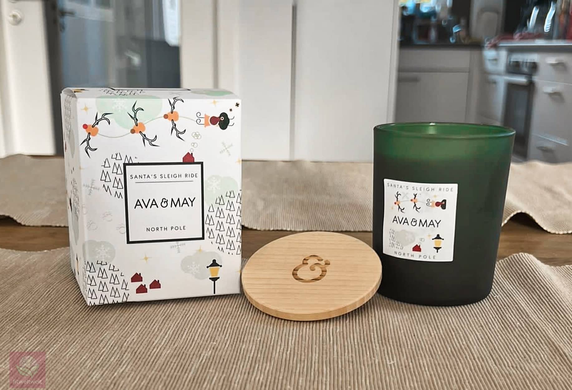 SANTAS Sleigh Ride AVA&MAY Duftkerze Erfahrungen 180g Winter Kerze Weihnachten SANTAS Sleigh Ride AVA&MAY Duftkerze Erfahrungen 180g Winter Kerze Weihnachten