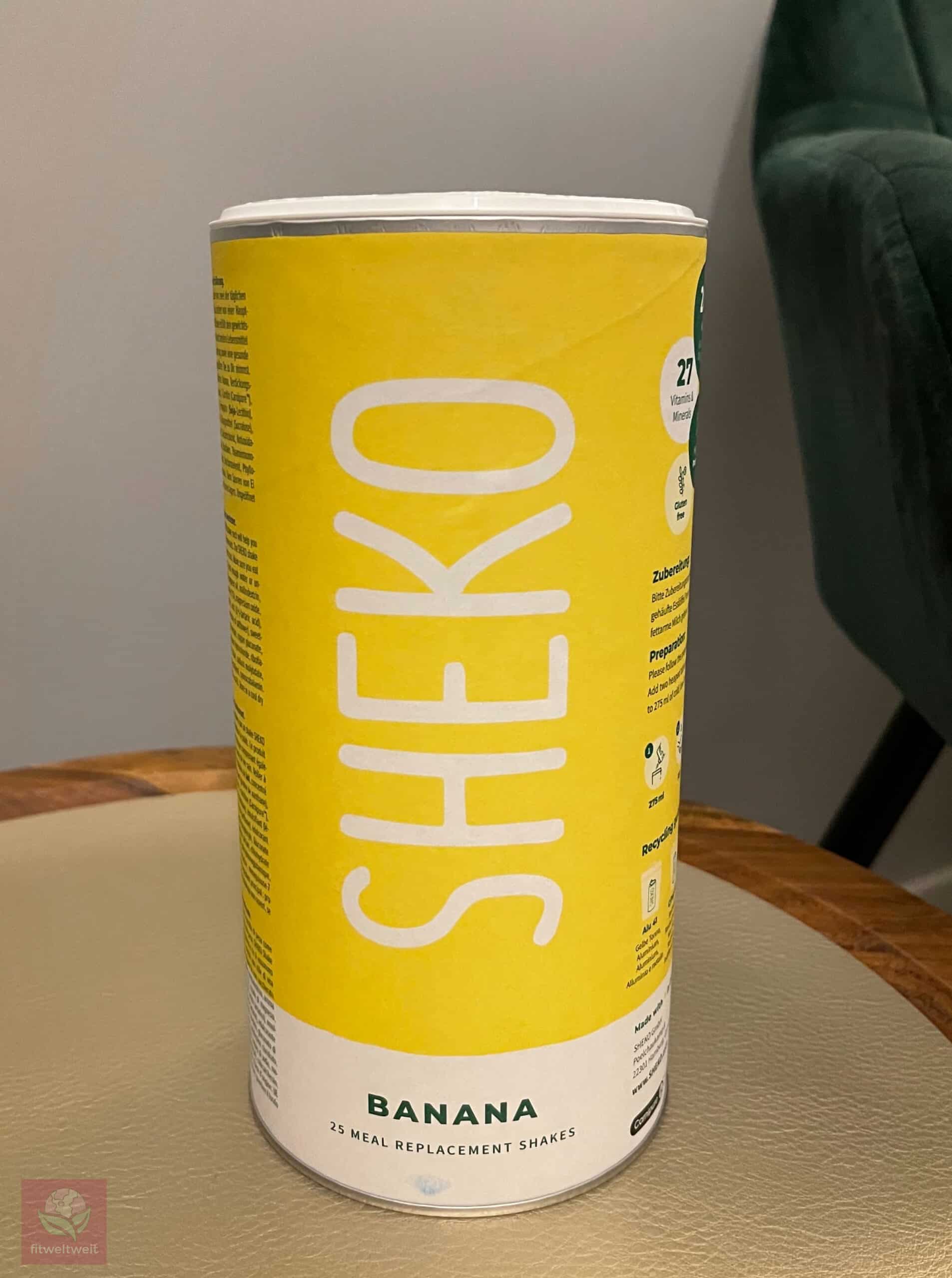 SHEKO Banana Erfahrungen Bananen Proteinshake SHEKO Banana Erfahrungen Bananen Proteinshake