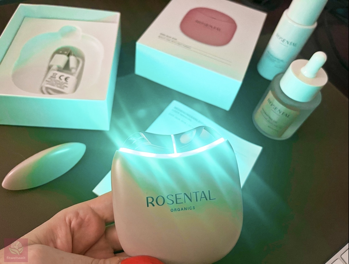 GRÜNES LICHT Wirkung LED EMS Gua Sha Rosental Organics Erfahrungen green Light