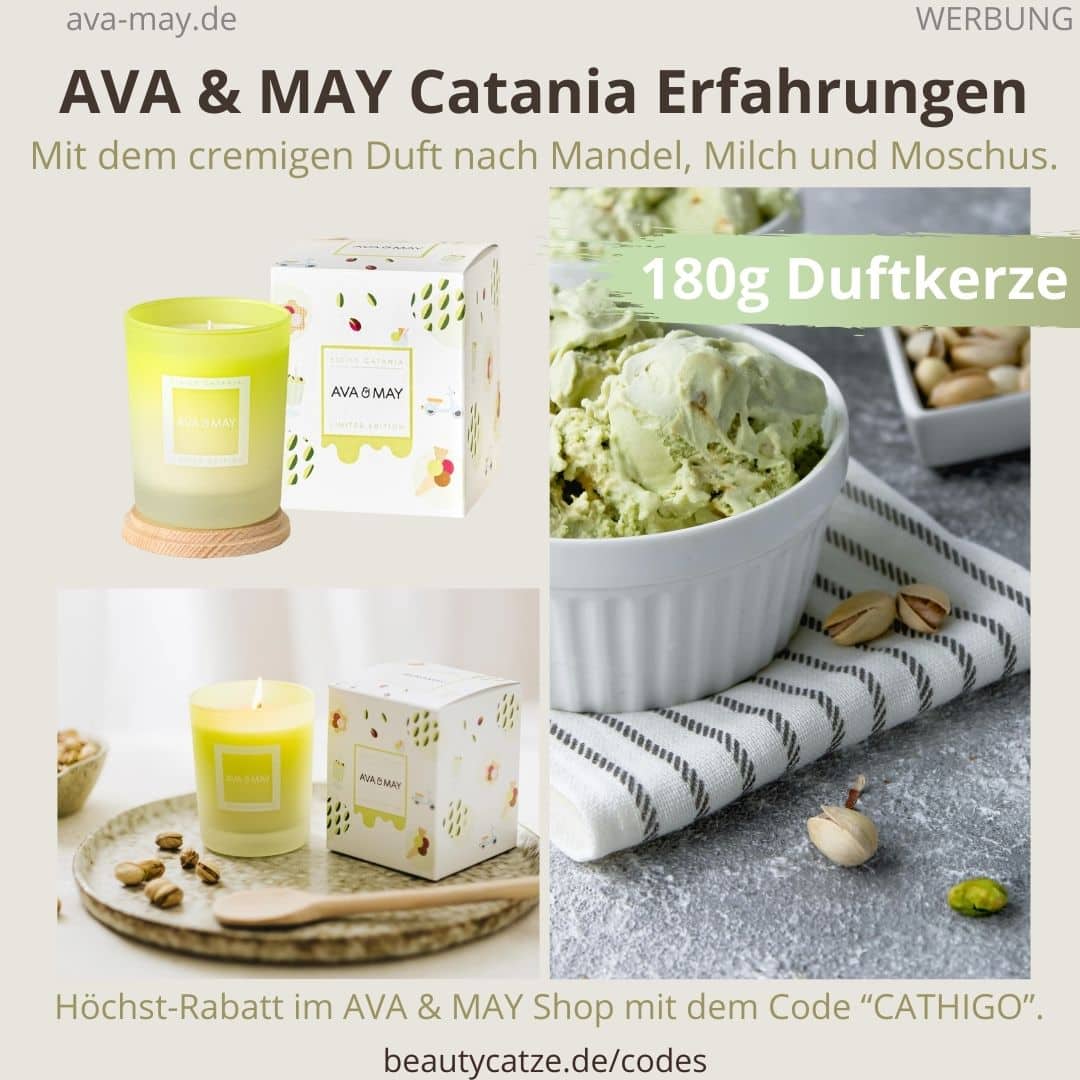CANTANIA AVA & MAY Sicily Duftkerze Erfahrungen 180g Italien