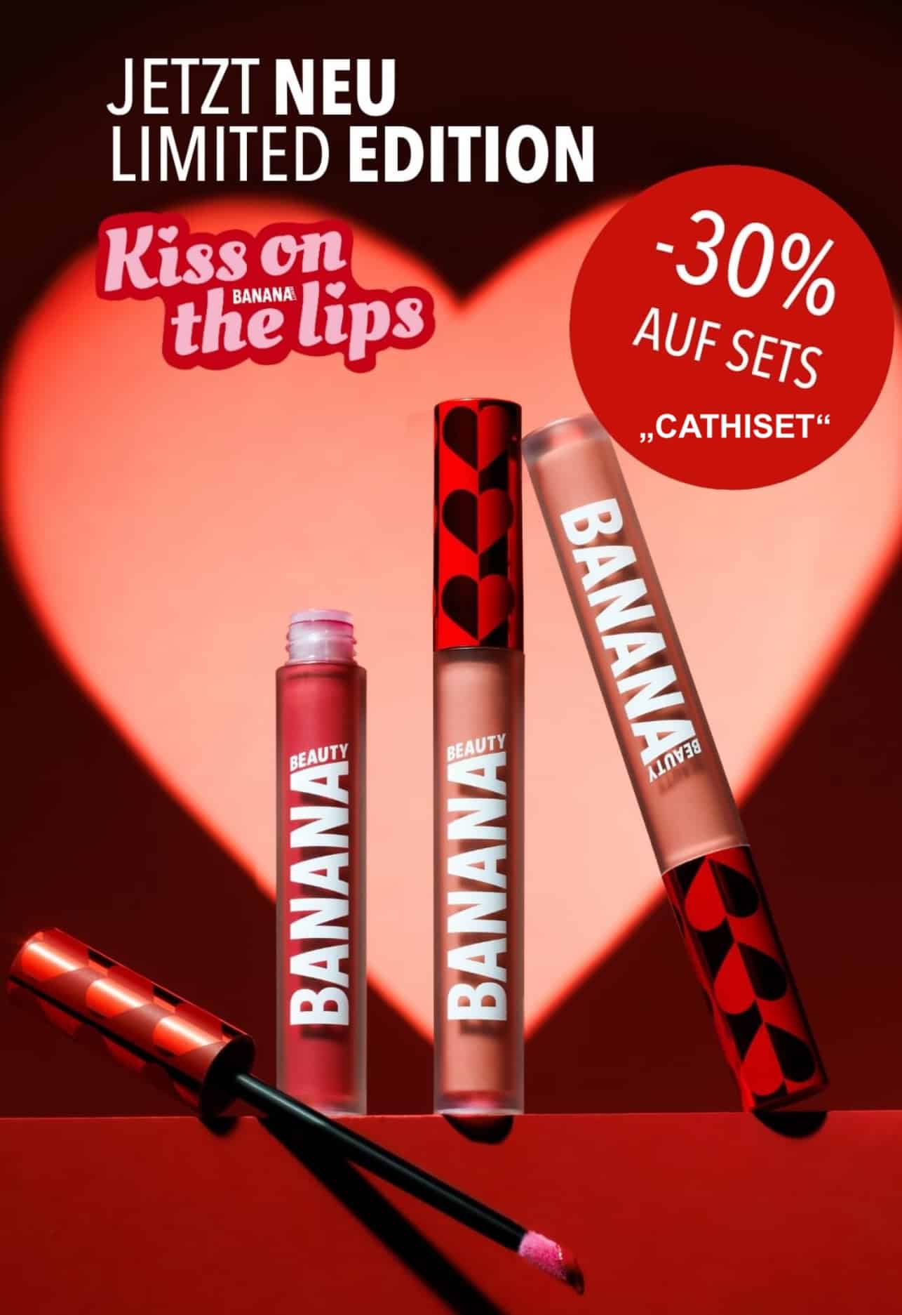 Kiss on Banana Beauty Liquid Lips Erfahrungen Valentins Edition