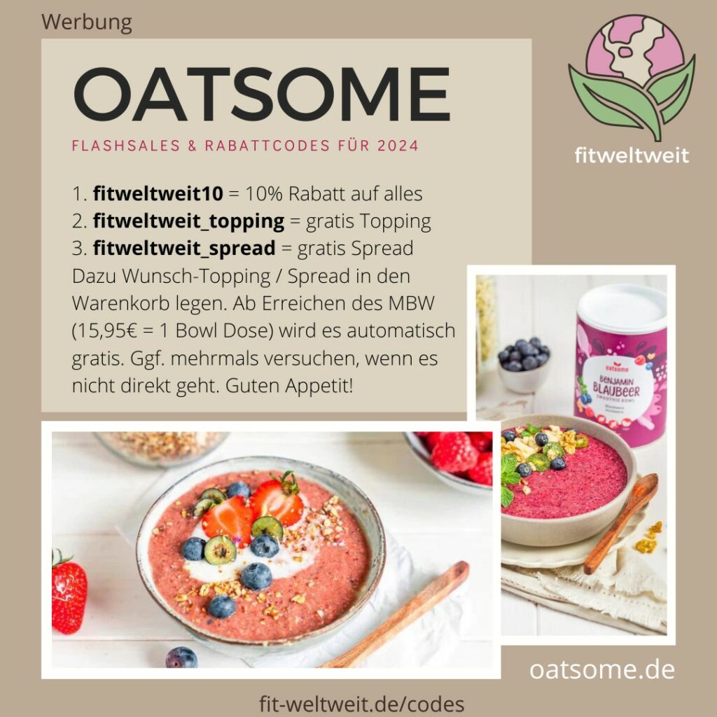 OATSOME Code 2026 Influencer Gutschein Coupon 10%+20% Rabatt
