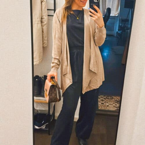 The LIIA Cardigan The Kiraa Jumpsuit Les Lunes Erfahrungen Outfit Inspo