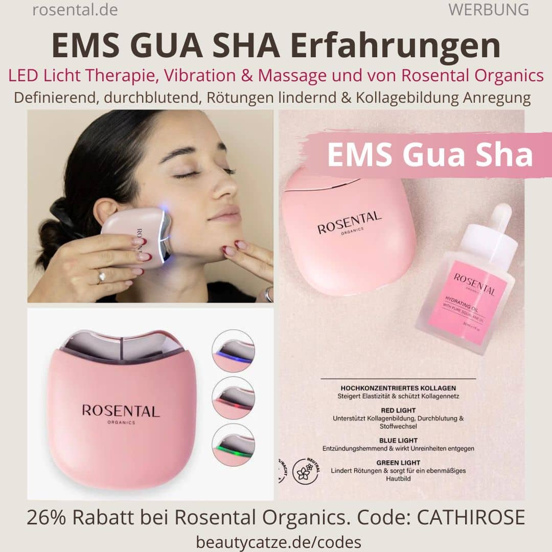 EMS Gua Sha Erfahrungen Rosental Organics Anwendung Light Therapie