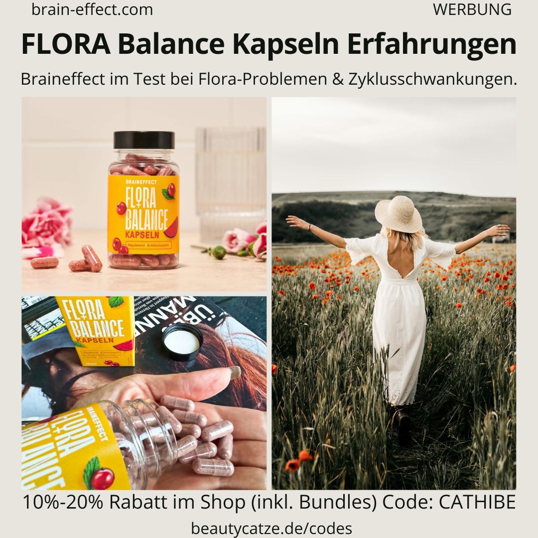 FLORA Balance Kapseln Erfahrungen Braineffect Scheidenflora Vagina Probleme