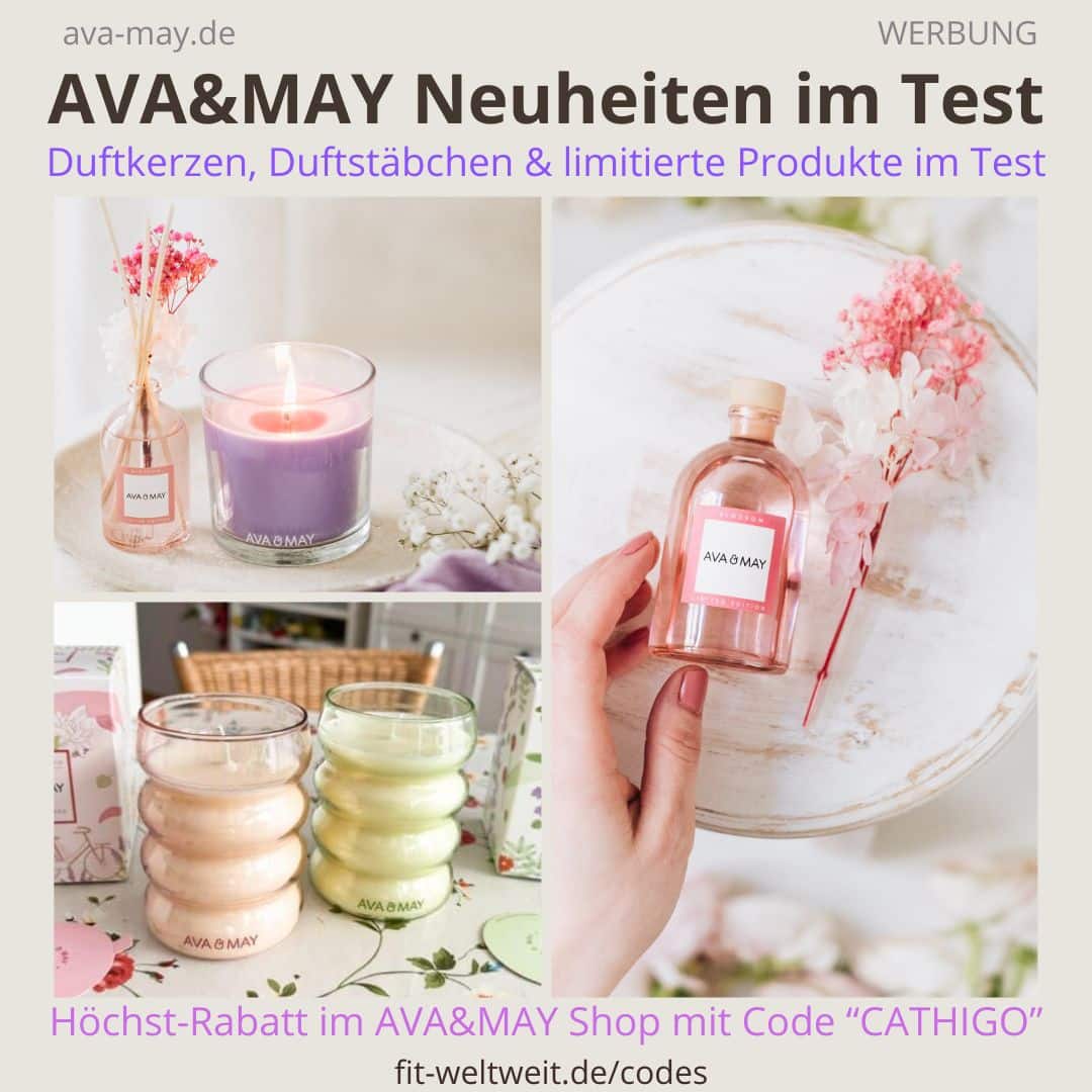 Neue Produkte von AVA&MAY im Test Erfahrungen mit neue Duftkerzen, Duftstäbchen und Limited Editions