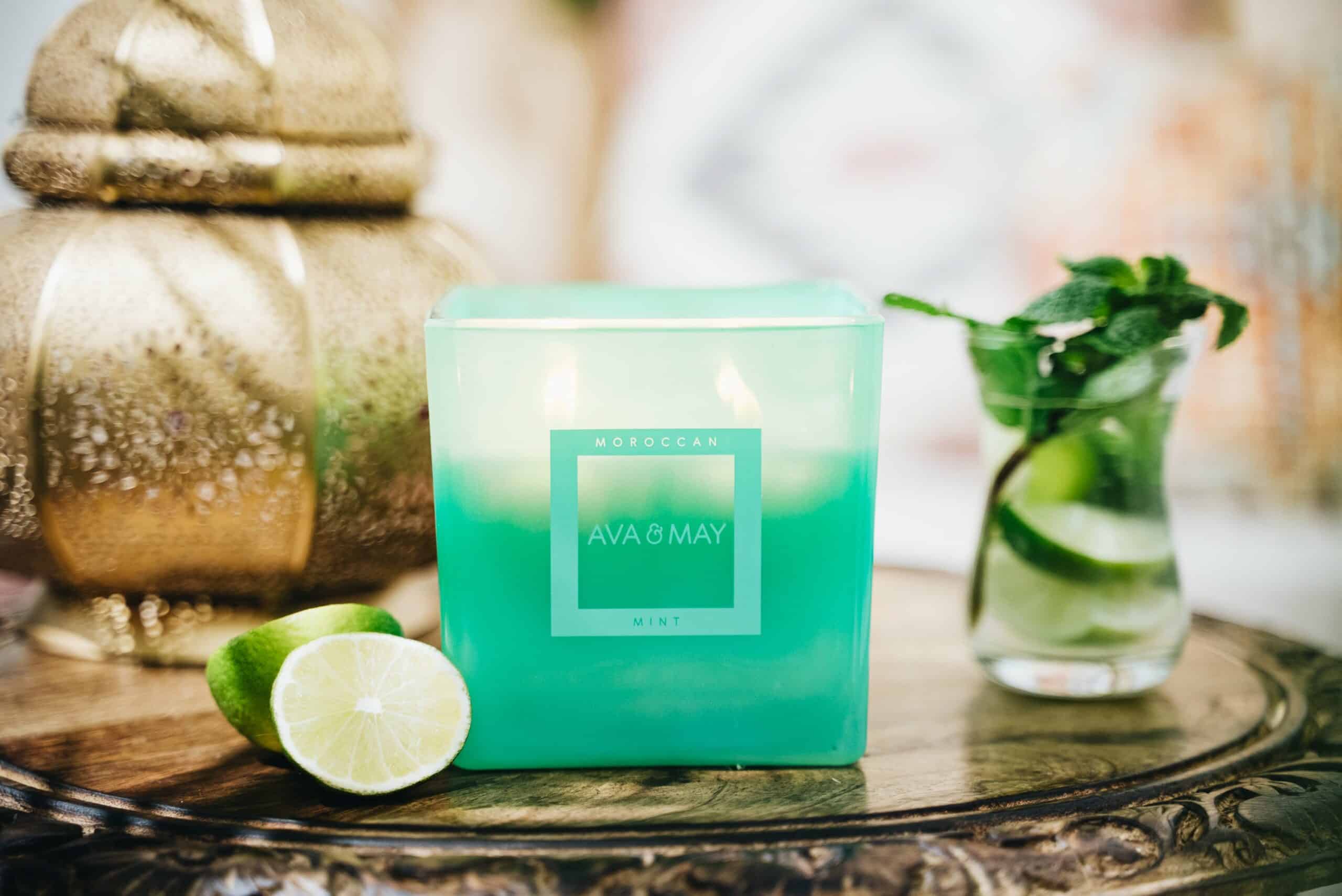 Moroccan Mint Duftkerze AVA and May Erfahrungen Minze Kerze