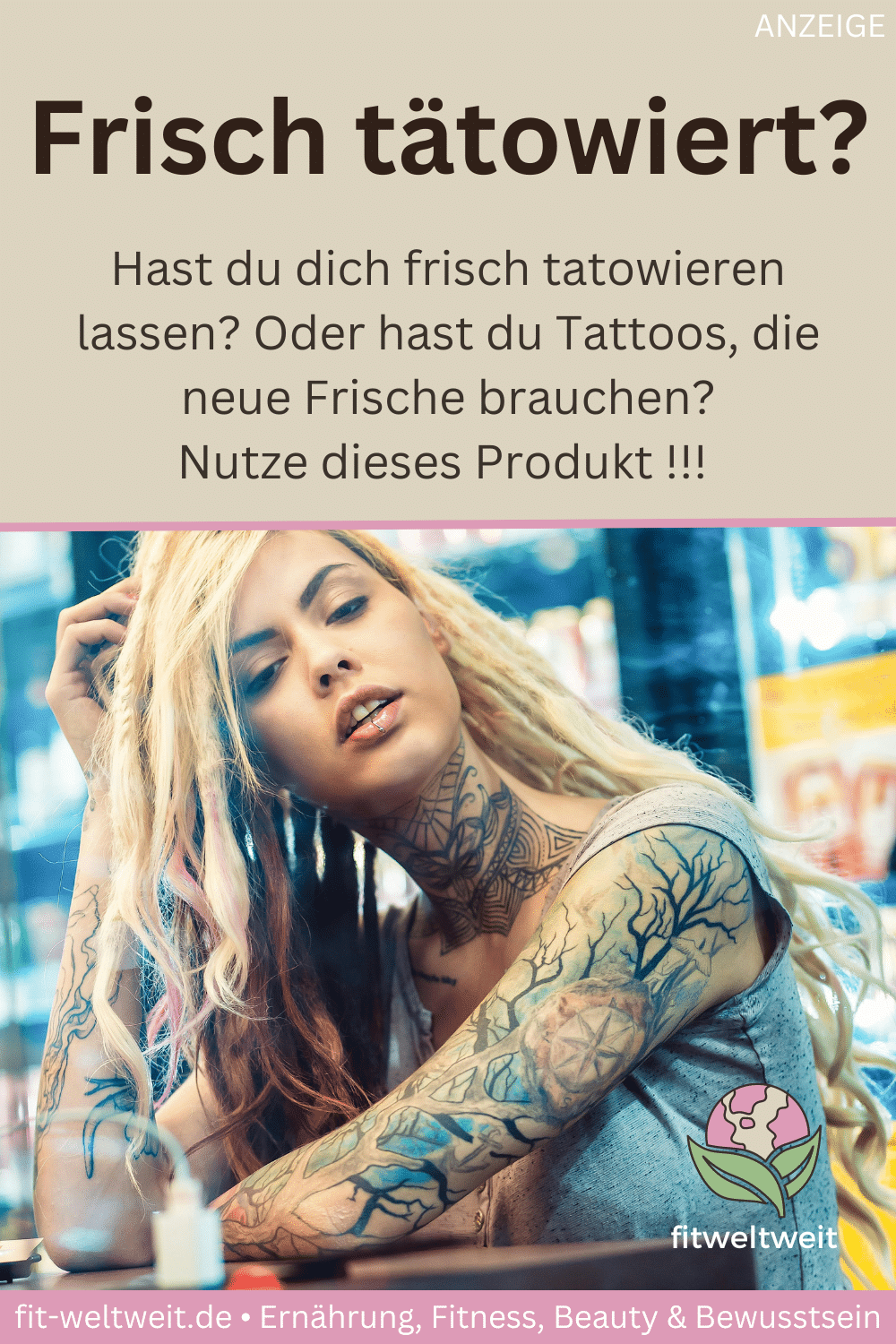 Tattoo Pflege nach dem Stechen Pegasus Creme