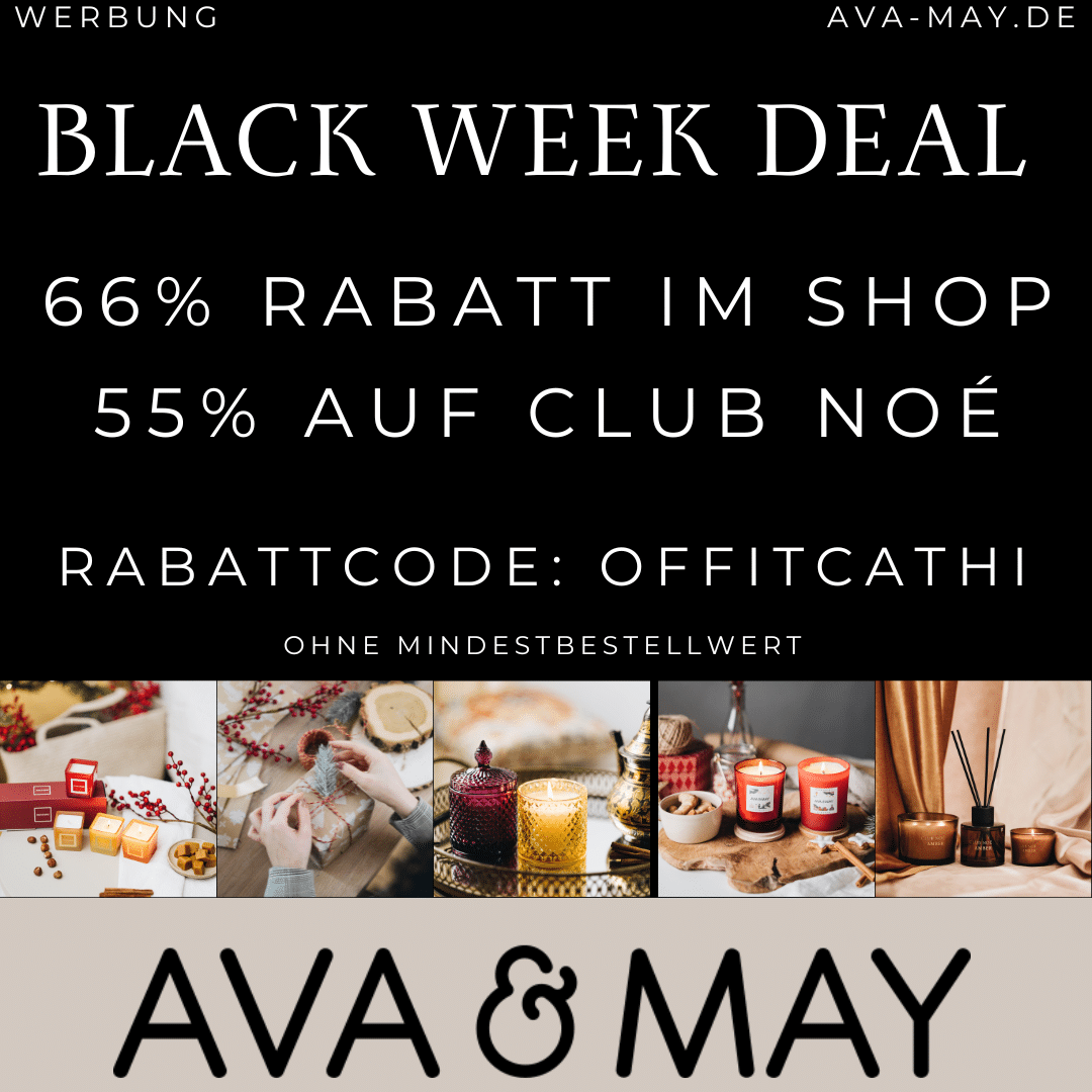 55% bis 66% Rabatt AVA and MAY Black Week Singles Day Deal Gutscheincode