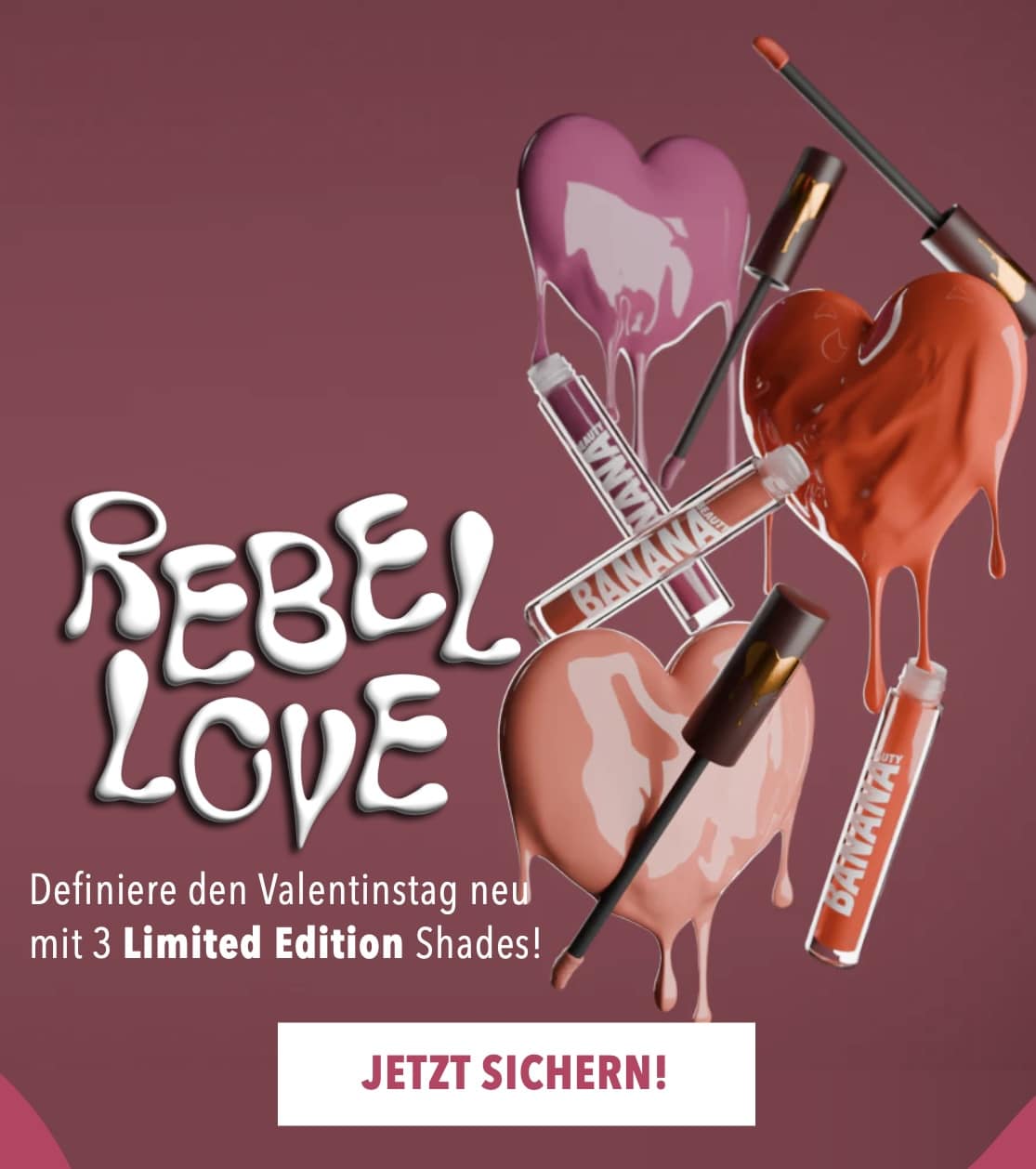 Banana Beauty Rebel Love Liquid Lipsticks Erfahrungen - Limited Edition