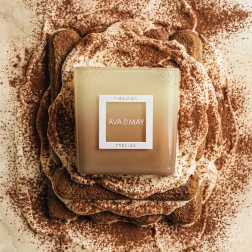 AVA & MAY Tiramisu Duftkerze Erfahrungen: Kaffee Kerze Foodie Candle mit Rum und Schokolade, Rabattcode Gutscheincode CATHI