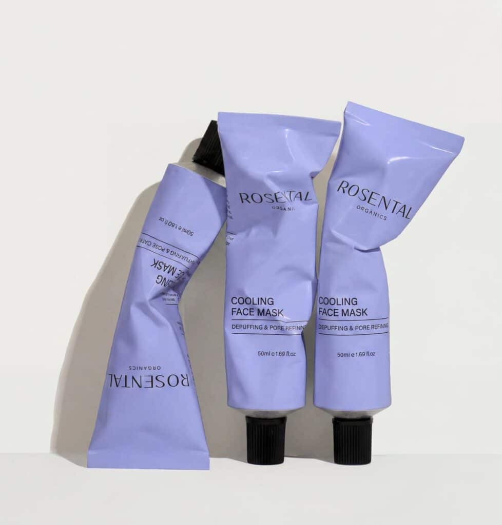 clean Gesichtsmaske Tube Cooling Face Mask Rosental Organics minimalistisches Design