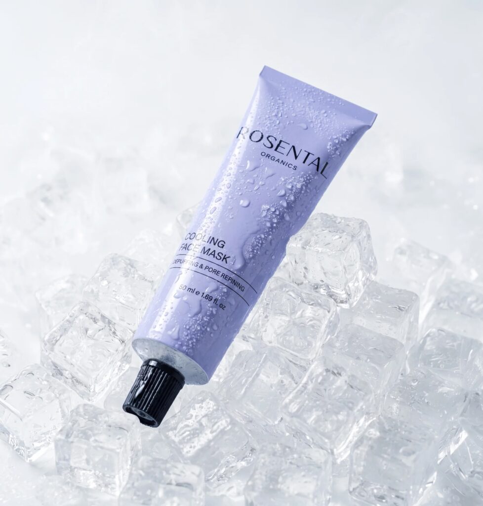gesichtsmaske Sonnenbrand Kühlung fürs Gesicht Rosental Organics Cooling Mask Tipps